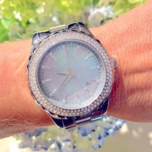 Stainless steel Michael Kors watch